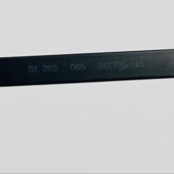 NEW Saint Laurent SL 265 005 Black Authentic Metal Eyeglasses Frame 56-20 - Picture 11 of 16